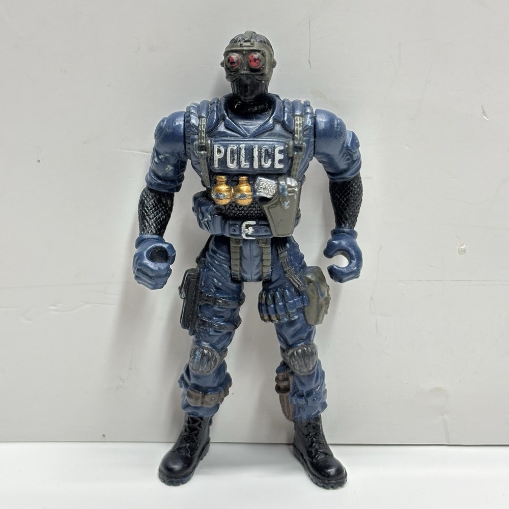 Chap Mei Police Swat Team Force Ops Night Vision Goggles 3.5" Action Figure Rare
